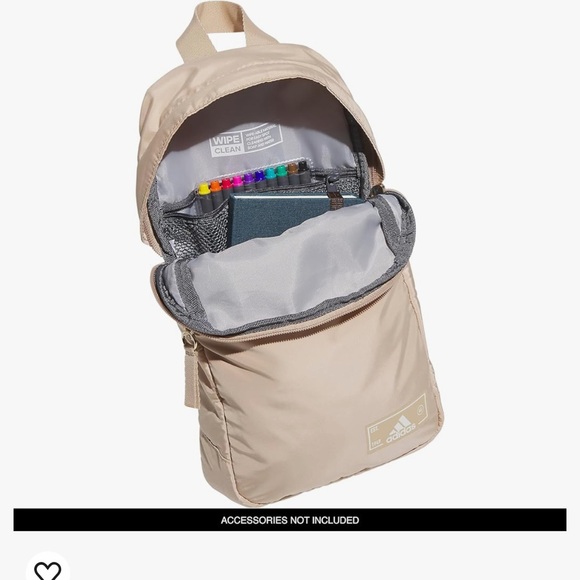 NWT Adidas Essentials 2 Sling Crossbody Magic Beige - Picture 3 of 5
